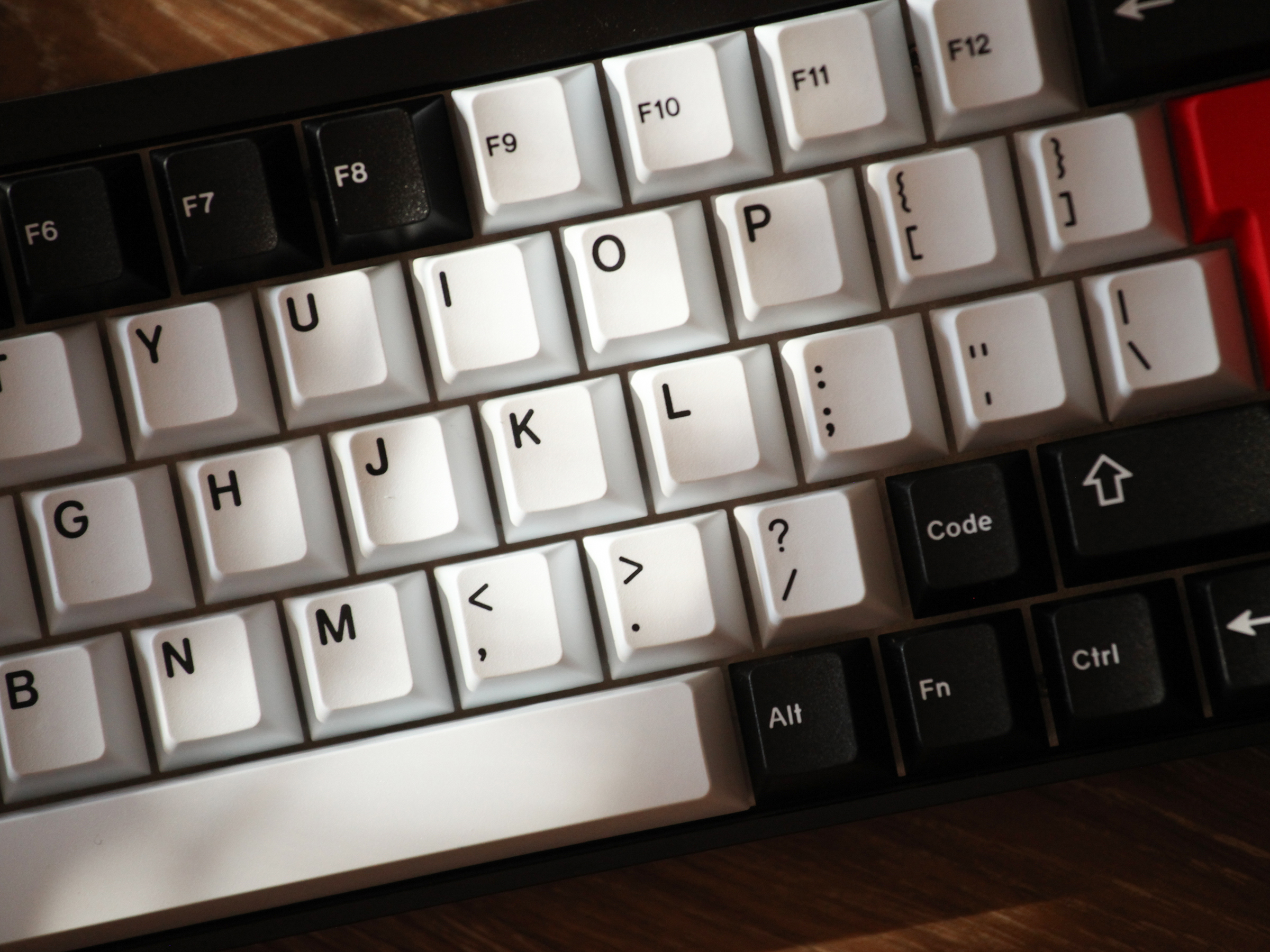 GMK Monochrome R2 | High-Contrast Dark Custom Keycaps